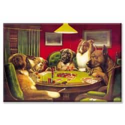 C.M. Coolidge 'Dog Poker' Gallery-wrapped Canvas Art