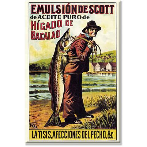 'Scott's Emulsion of Cod Oil' Gallery-wrapped Canvas Art