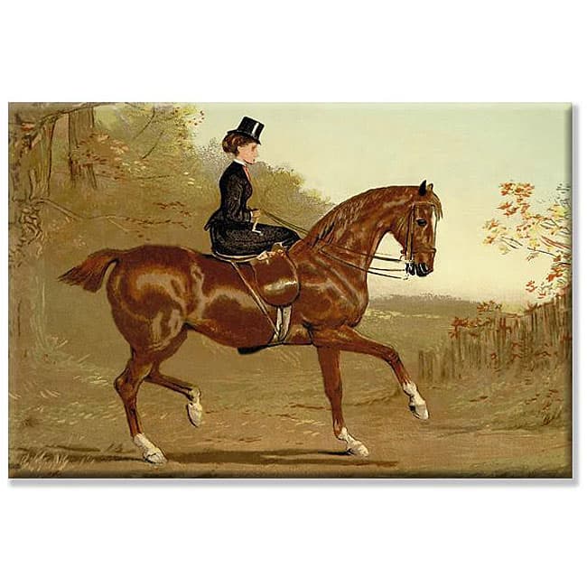 'Book of the Horse' Gallery-wrapped Canvas Art