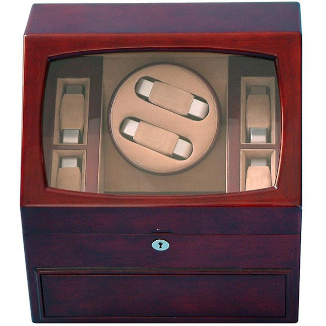 Rocket Mahogany Double Watch Winder