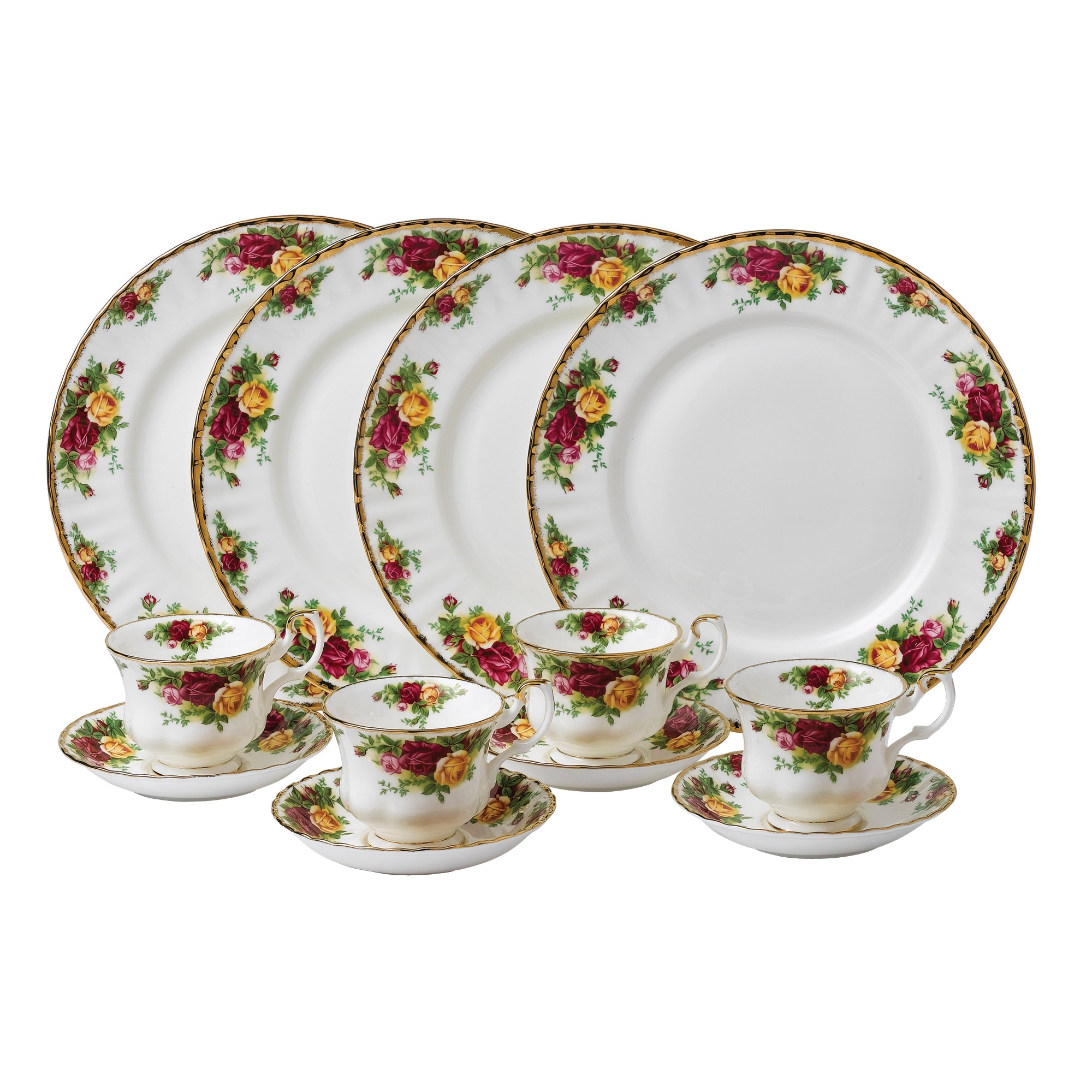 Royal Albert Old Country Roses 12-piece Dinnerware Set - On Sale