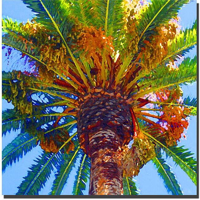 Amy Vangsgard 'Palm Tree Looking Up' Gallery-wrapped Canvas Art