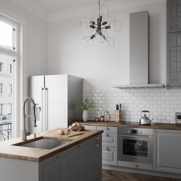 Shop Vigo Edison Stainless Steel Pull Down Spray Kitchen Faucet