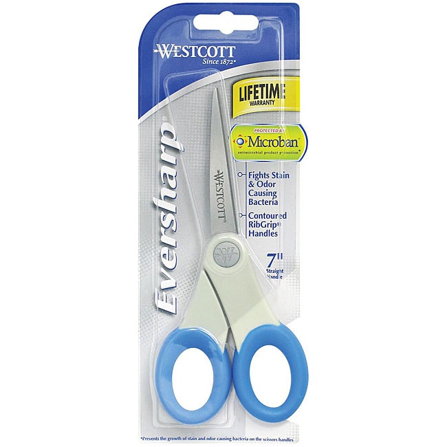 Eversharp Blue 7 inch Straight Scissors