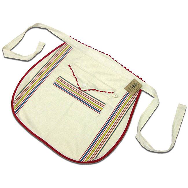 Vintage Stripe Cotton Waist Apron