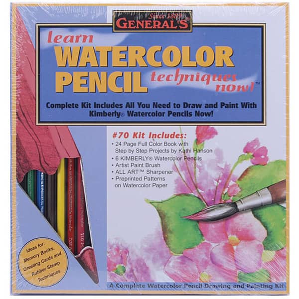 Shop General S 6 Piece Learn Watercolor Pencil Techniques Now Kit