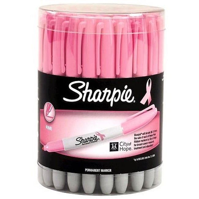 Sharpie Permanent Pink Ribbon Fine point Markers (pack Of 36)