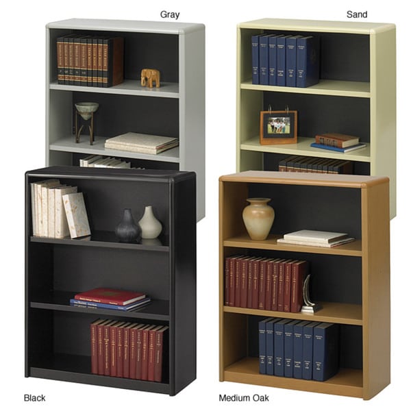 Safco Value Mate Steel 3 shelf Bookcase