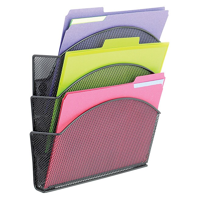 Safco Mesh Triple File Baskets (Pack of 6) Free Shipping