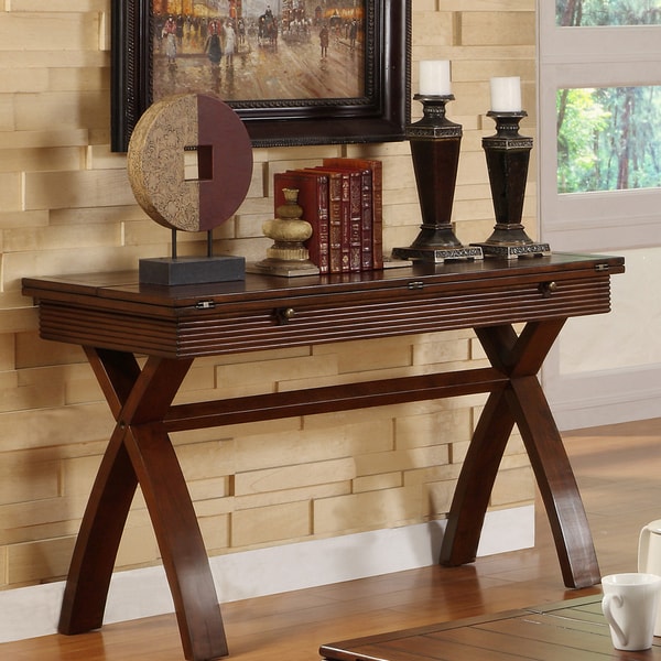 Furniture of America Naleigh Expandable Sofa Table 