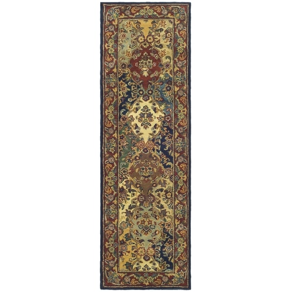 Safavieh Handmade Heritage Heirloom Multicolor Wool Runner (23 x 10)