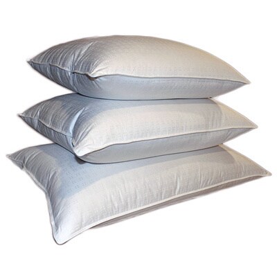 Swiss Damask 310 Thread Count 600 Fill Power White Down Pillow