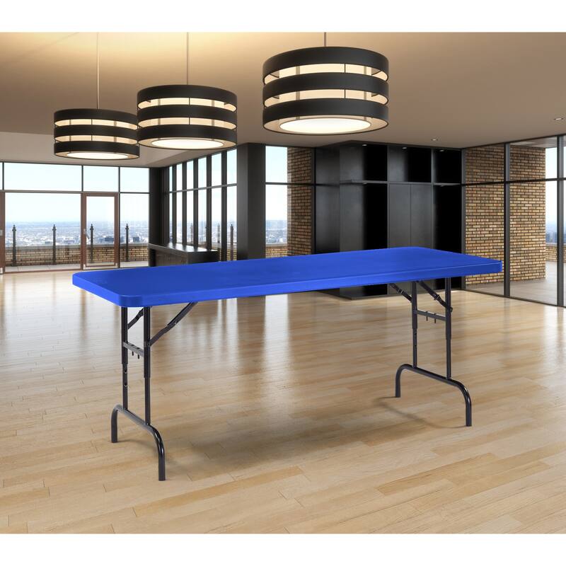 NPS Resin 72-inch Adjustable-height Folding Table