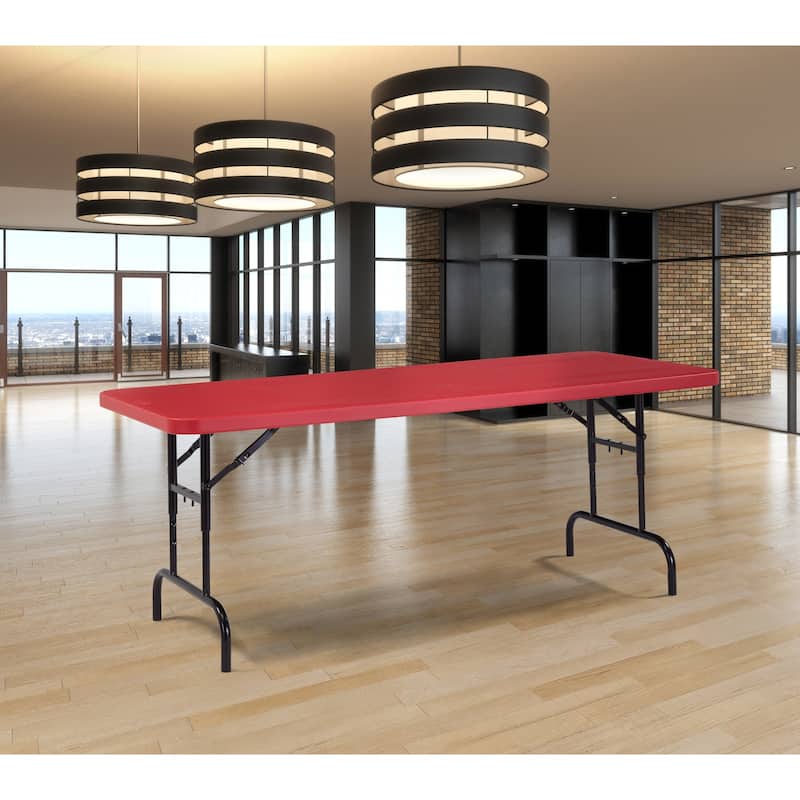 NPS Resin 72-inch Adjustable-height Folding Table