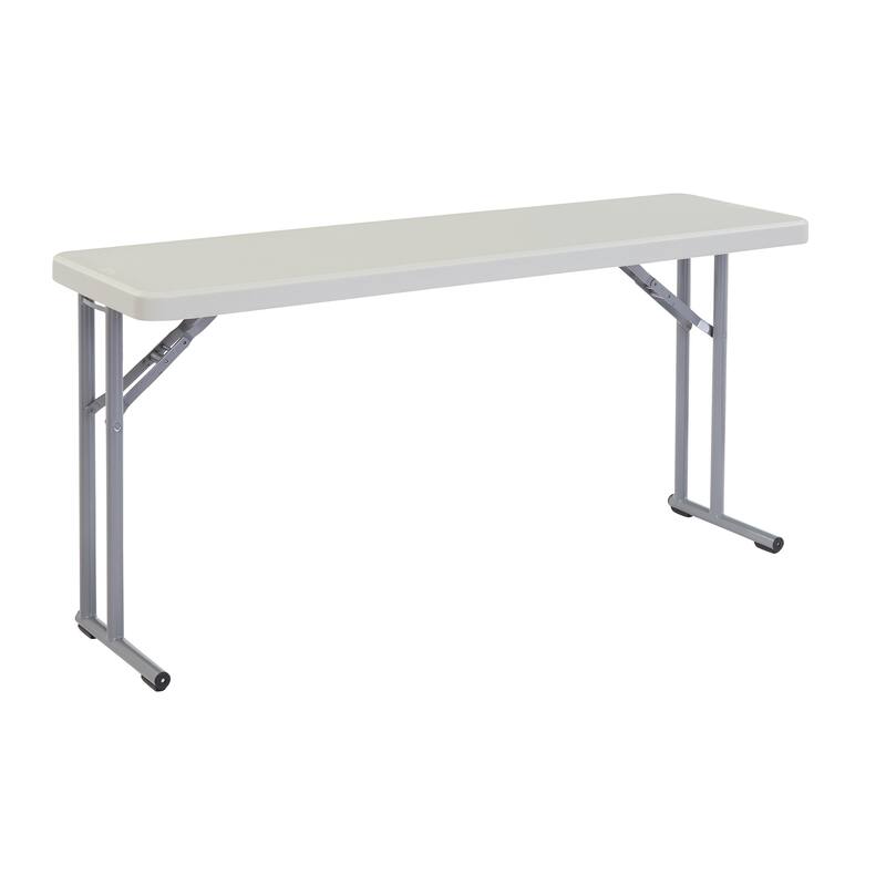 NPS 18" x 60" Heavy Duty Seminar Folding Table, Speckled Grey