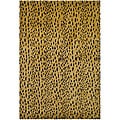 Safavieh Handmade Soho Leopard Skin Beige New Zealand Wool Rug - 7'6 x 9'6