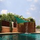 preview thumbnail 3 of 7, Bayville Small Triangle Sail Sun Shade by Havenside Home Green