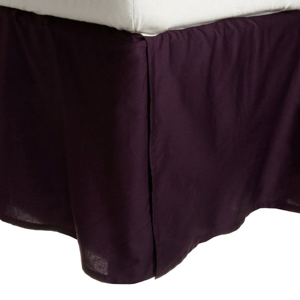 Superior 300 Thread Count Combed Cotton Sateen 15-inch Drop Bedskirt