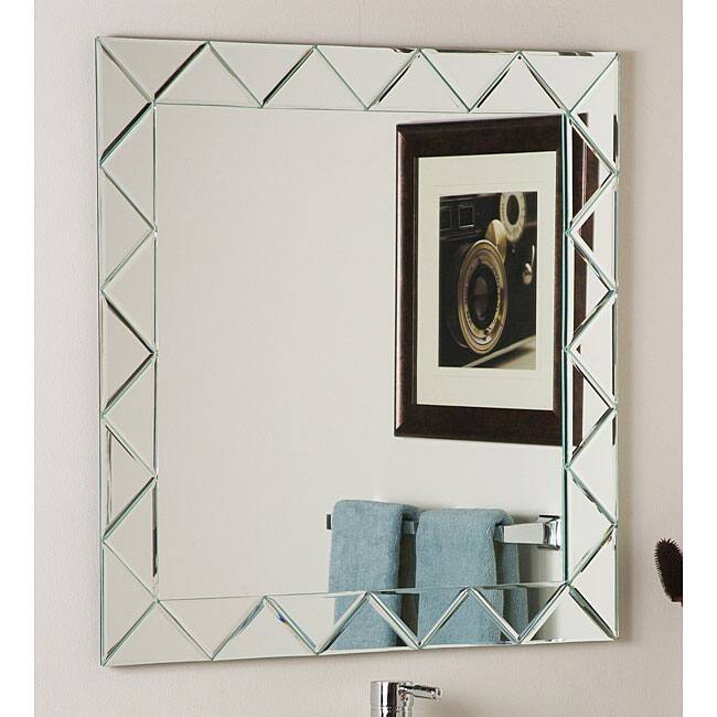 Luciano Frameless Wall Mirror - Silver - A/N