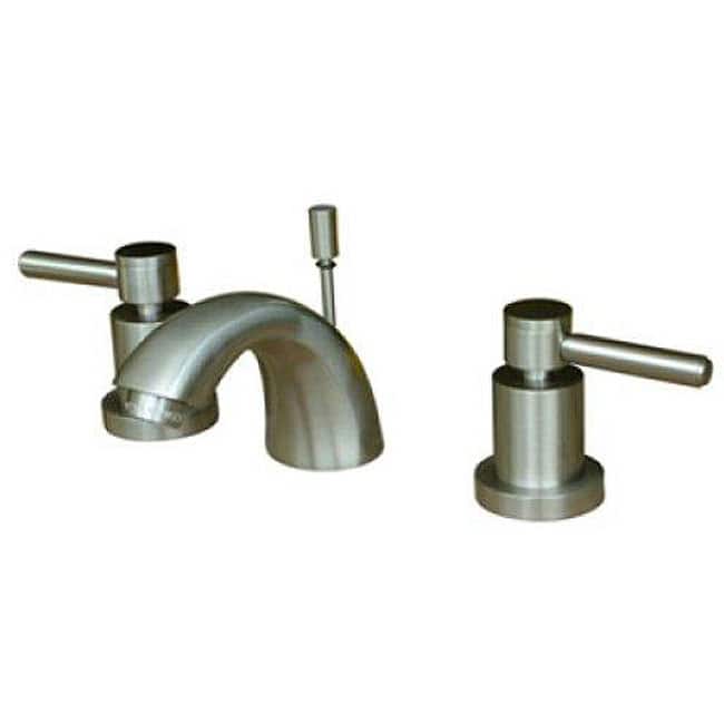 Concord Satin Nickel Mini Widespread Bathroom Faucet