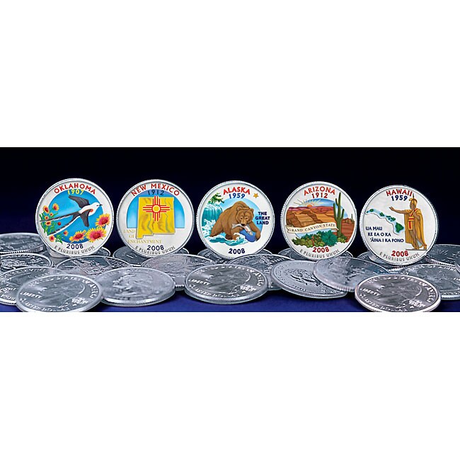 American Coin Treasures 2008 Colorized Statehood Quarters