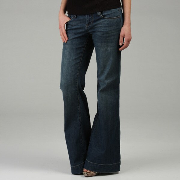 Shop Kensie Denim Women's Wide Leg Trouser Jeans - Free Shipping On ...