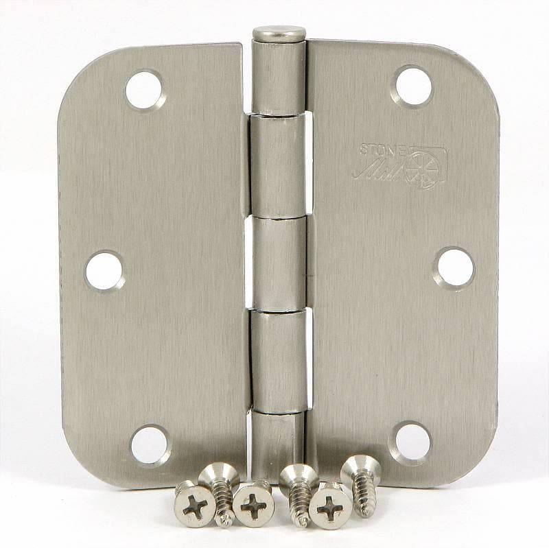 Stone Mill 3.5 inch Satin Nickel Door Hinges (box Of 2)