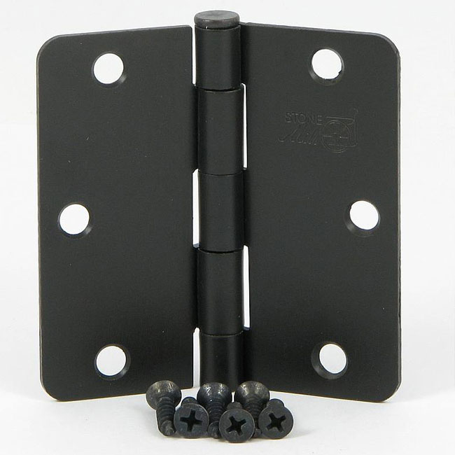 Stone Mill 3.5 inch Oil Rubbed Bronze Door Hinges (set Of 2)