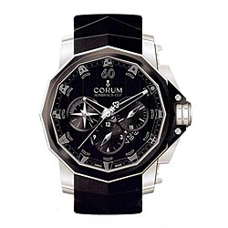 Corum Men's 'Admiral's Cup Black Hull 48' Chronograph Watch Corum Men's Corum Watches