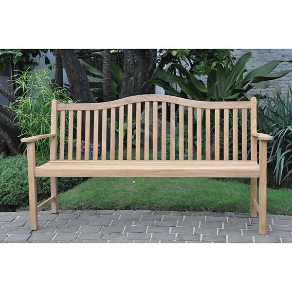 Shop Cottage Teak 5-foot Bench - Overstock - 4670664