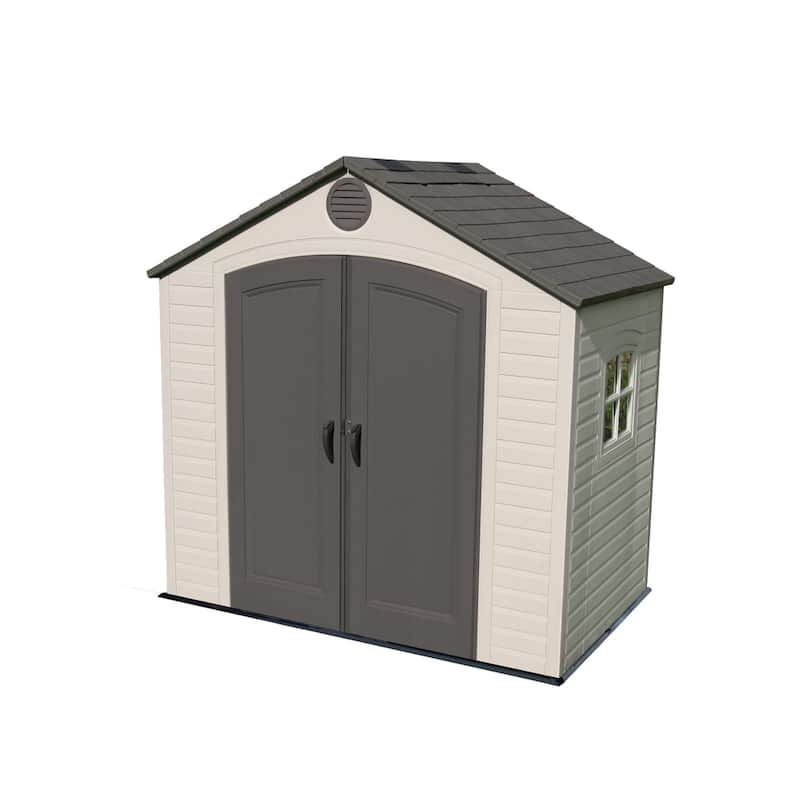 Lifetime 8 Ft. x 5 Ft. Outdoor Storage Shed - Desert Sand