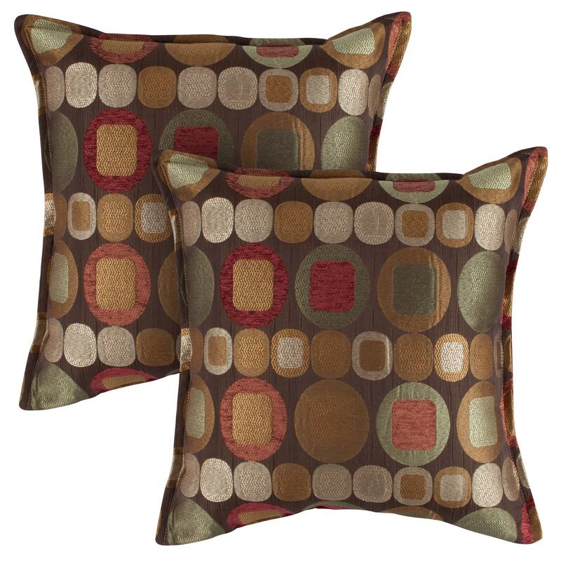 Sherry Kline 18-inch Metro Spice Pillows (Set of 2)