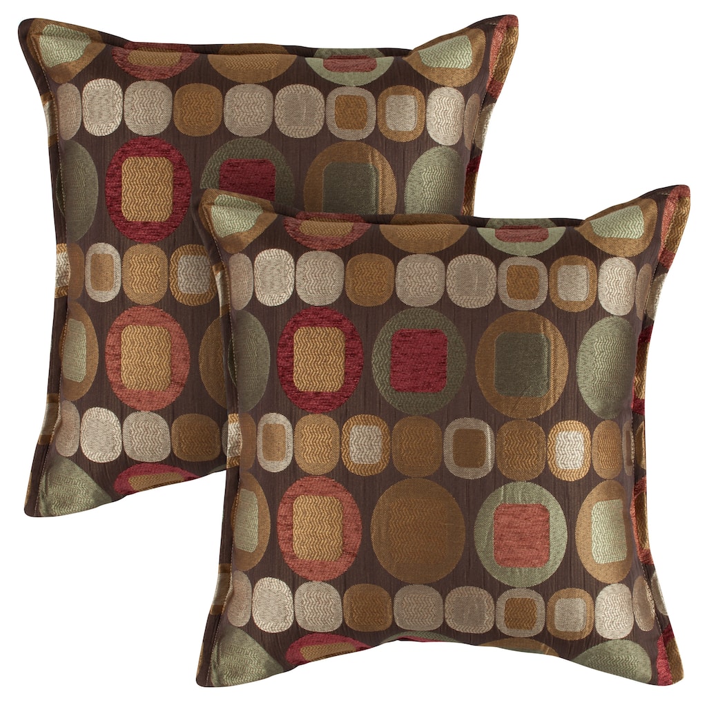 Sherry Kline 18-inch Metro Spice Pillows (Set of 2)