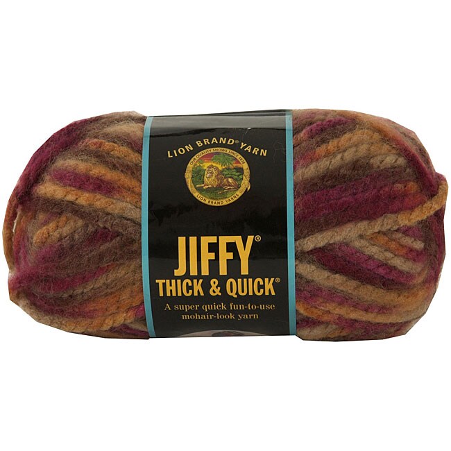 Lion Brand Jiffy Thick and Quick 5 oz Adirondacks Acrylic Yarn