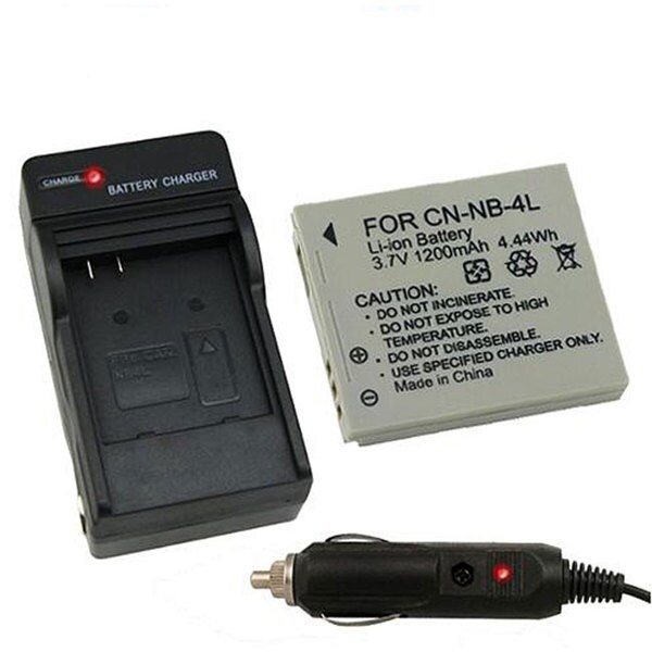 INSTEN Li-Ion Battery/ Charger Set for Canon Powershot