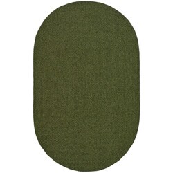 Handwoven Country Living Reversible Green Braided Polypropylene Rug (5 X 8)