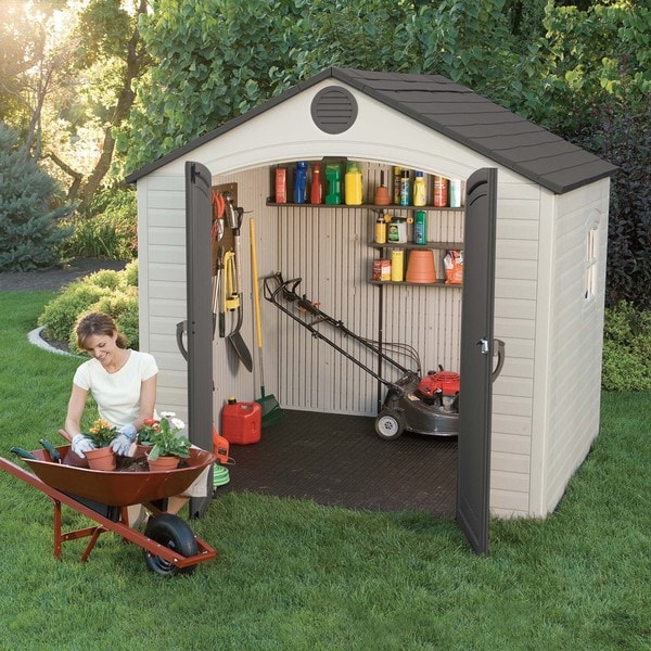 Shop Lifetime Outdoor Storage Shed (8' x 7.5') - Free ...