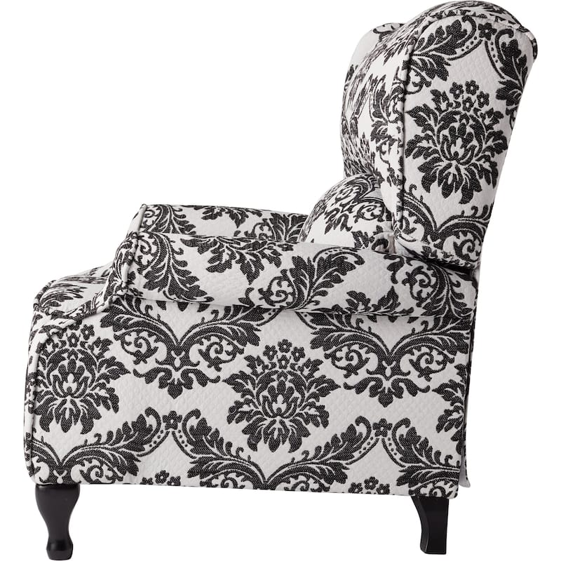 Simple Living Upholstered Wing Recliner