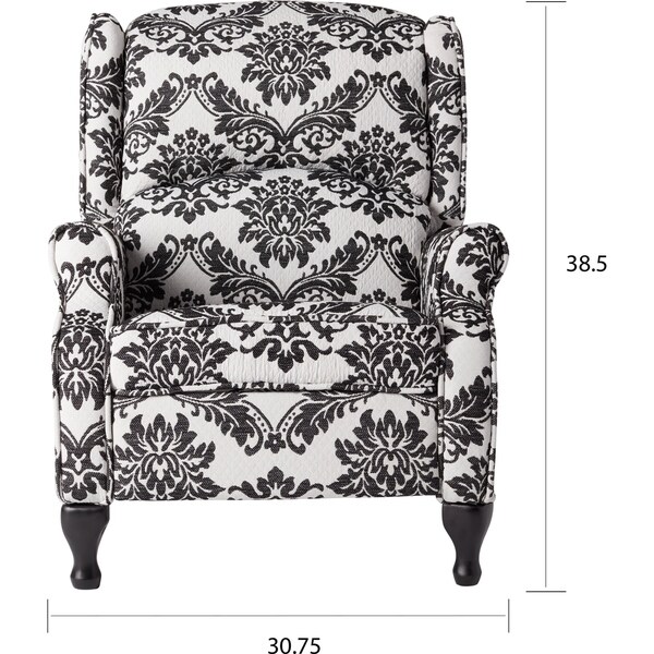 Simple Living Upholstered Wing Recliner On Sale Overstock 4692750