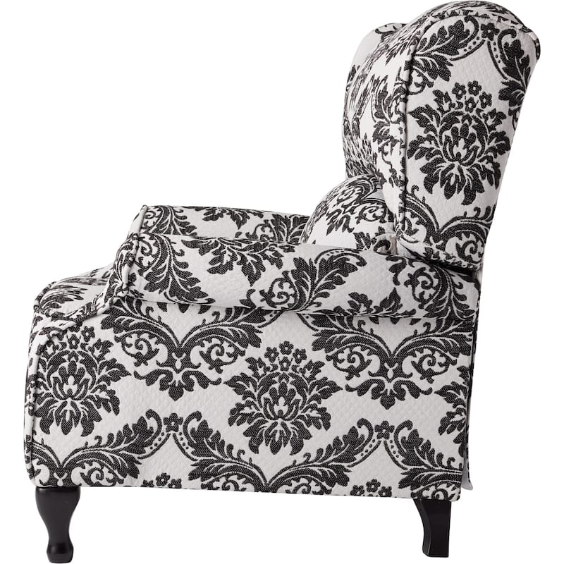 Simple Living Upholstered Wing Recliner