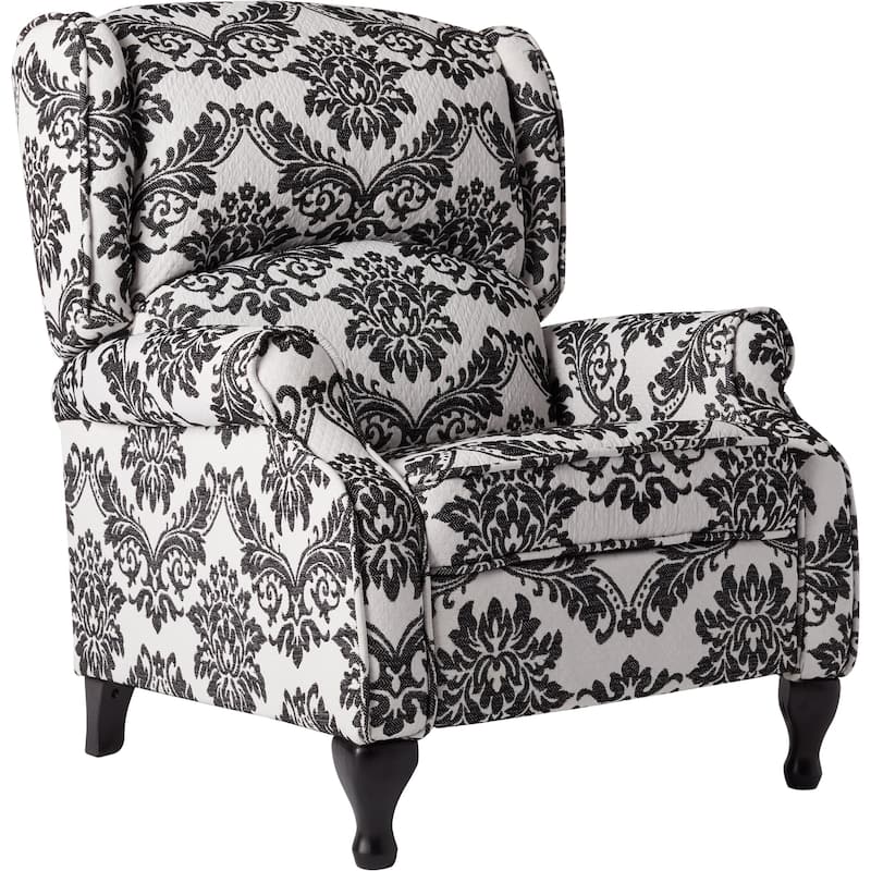 Simple Living Upholstered Wing Recliner