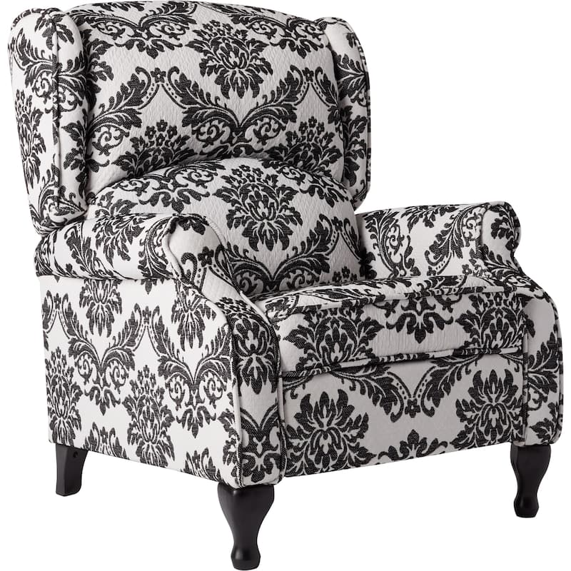Simple Living Upholstered Wing Recliner