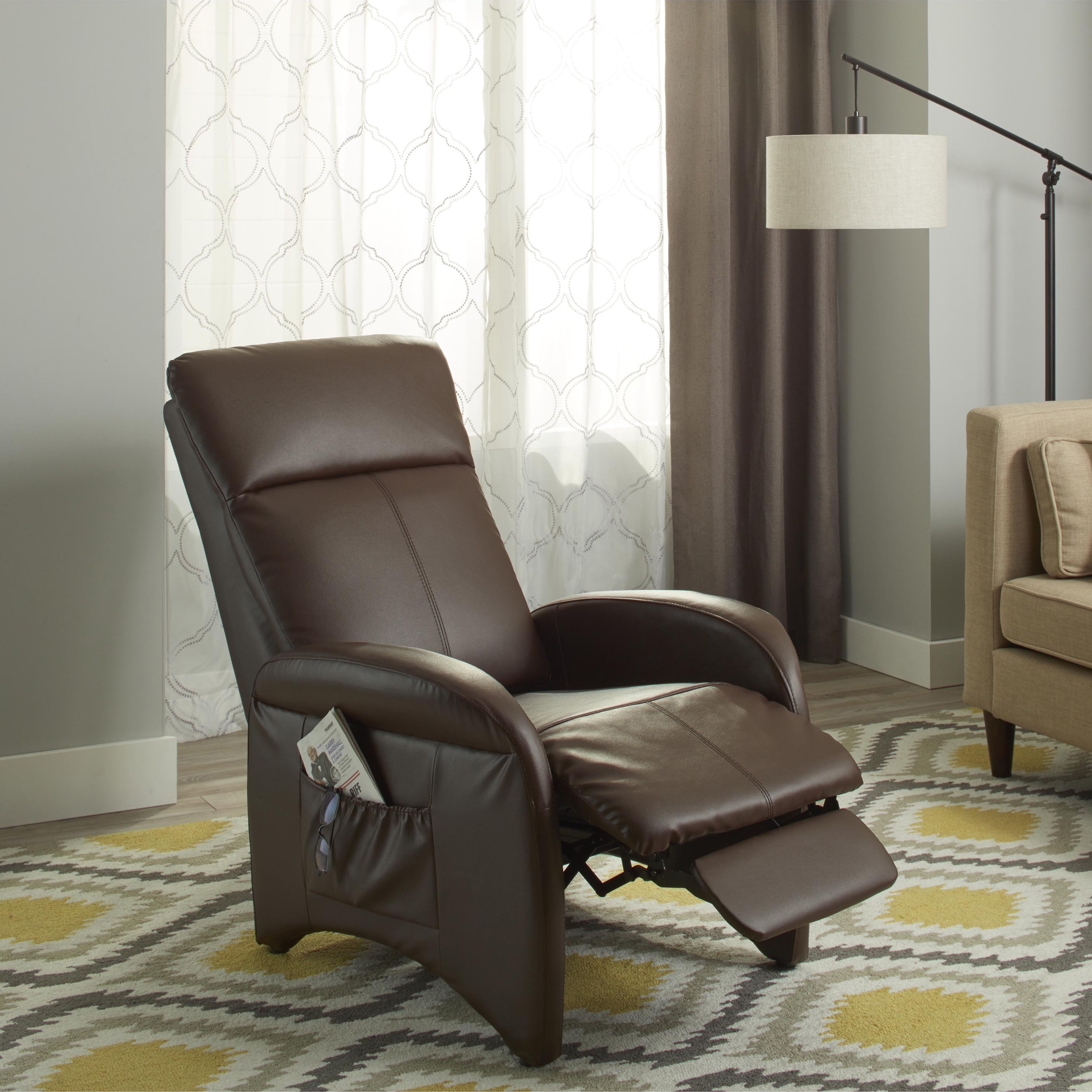 slim recliner armchair