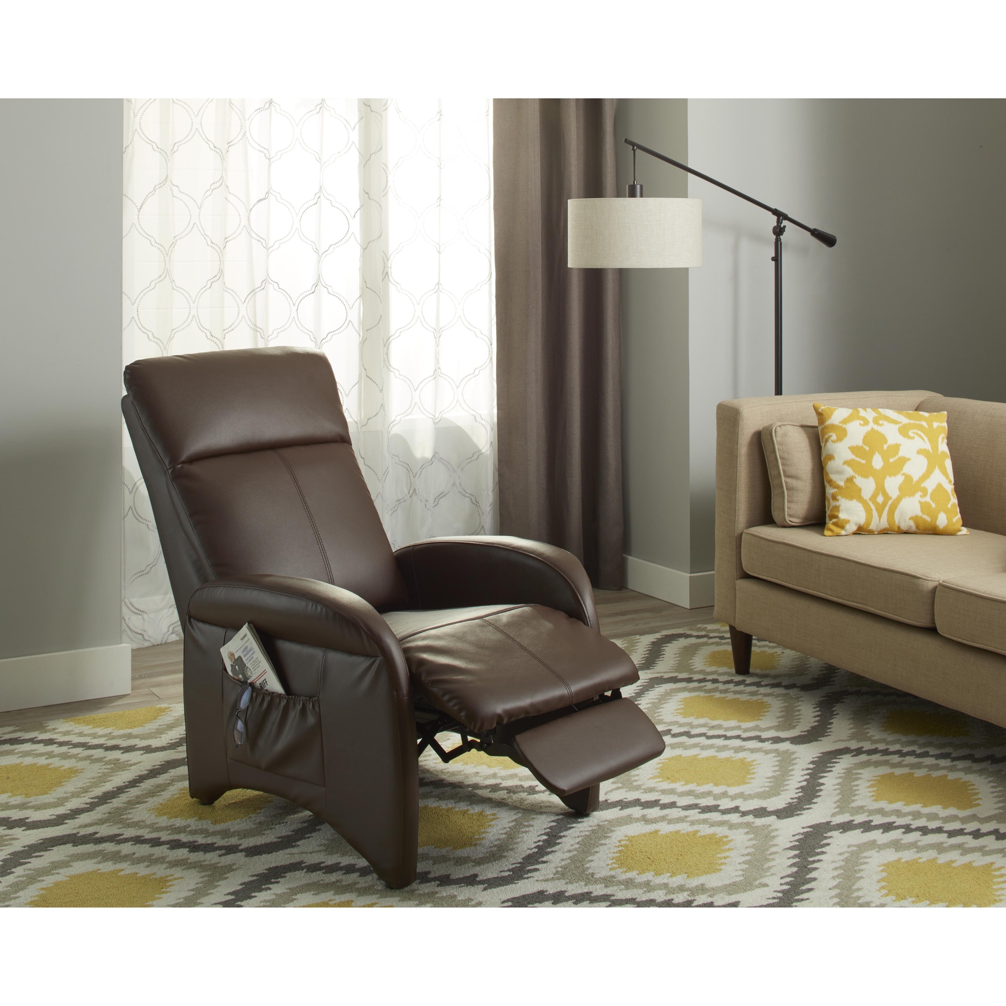 Small Reclining Accent Chair Children Push-back Recliner Lounge