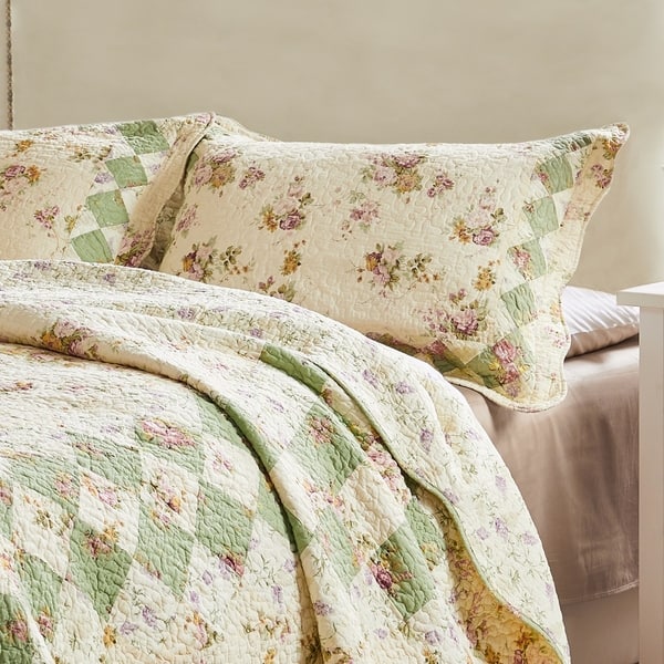 Shop Greenland Home Fashions Bliss Ivory Pillow Shams Set Of 2
