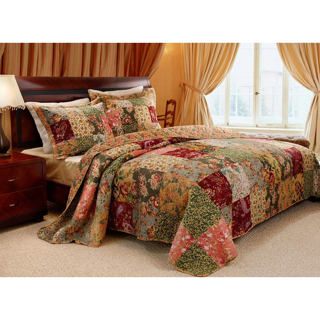 Antique Chic Quilted Shams (set Of 2)