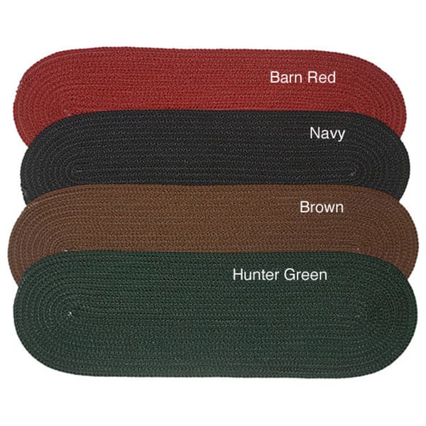 Braided Nonskid Solid Stairtread Rugs (Set of 4) Bed Bath & Beyond