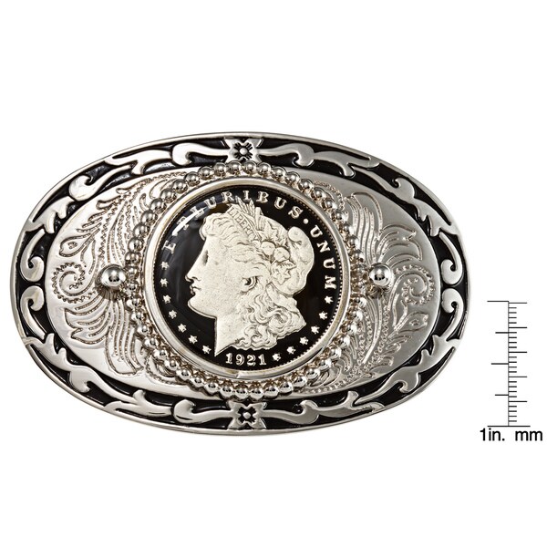 coin belt buckle