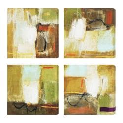 Ross Lindsay 'Inhabited Space I IV' 4 piece Canvas Art Set Canvas