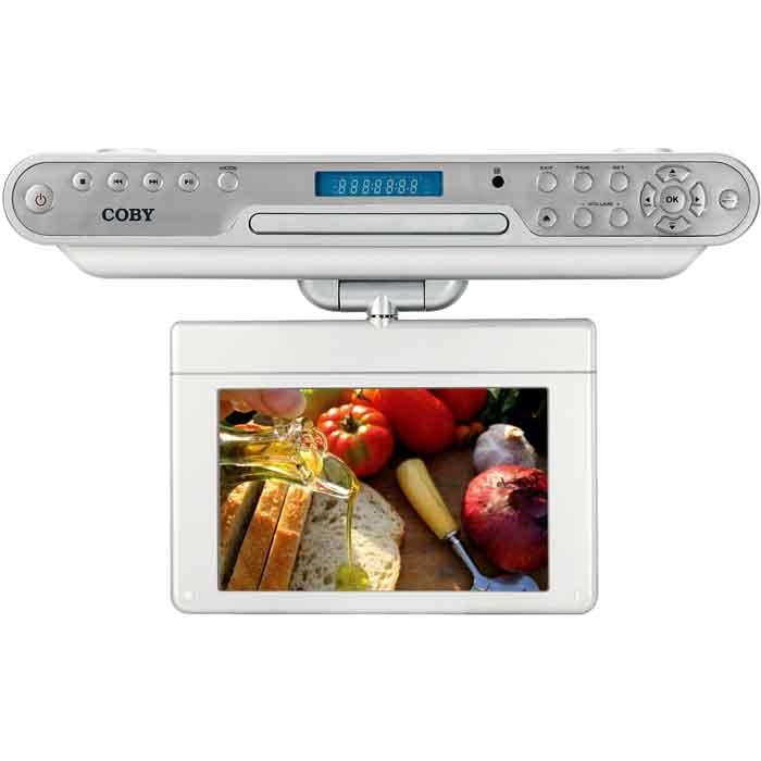 Coby 10.2 inch Under cabinet DVD/ TV  ™ Shopping   Top